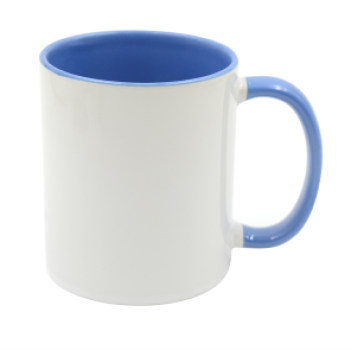 Keramiktasse 'Two Tones' für Sublimation Rim & Handle